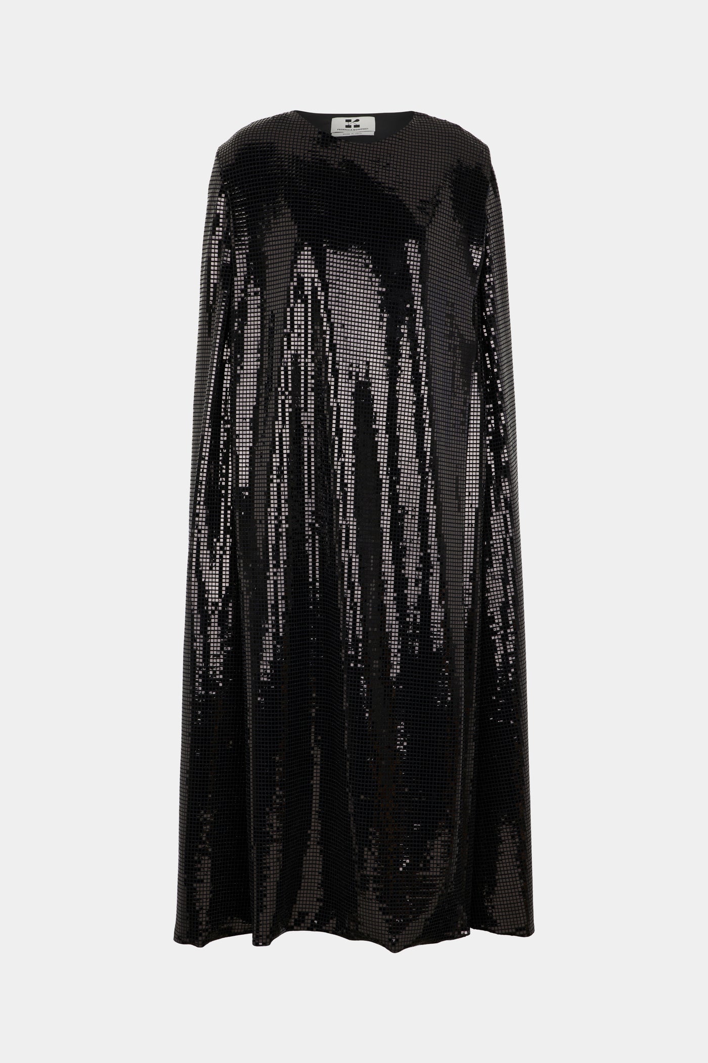 The Long Dress Cape Paiettes